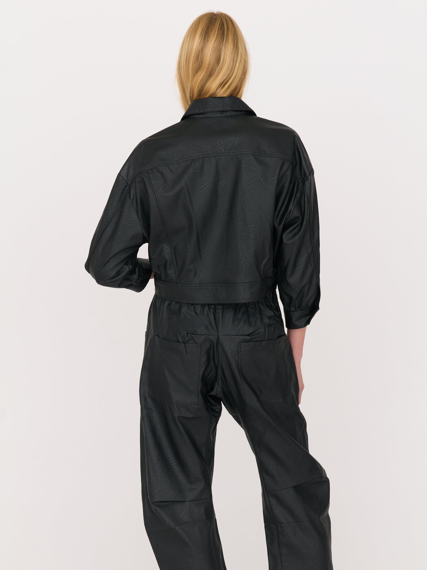 Kacey Jacket — Italian Faux Leather