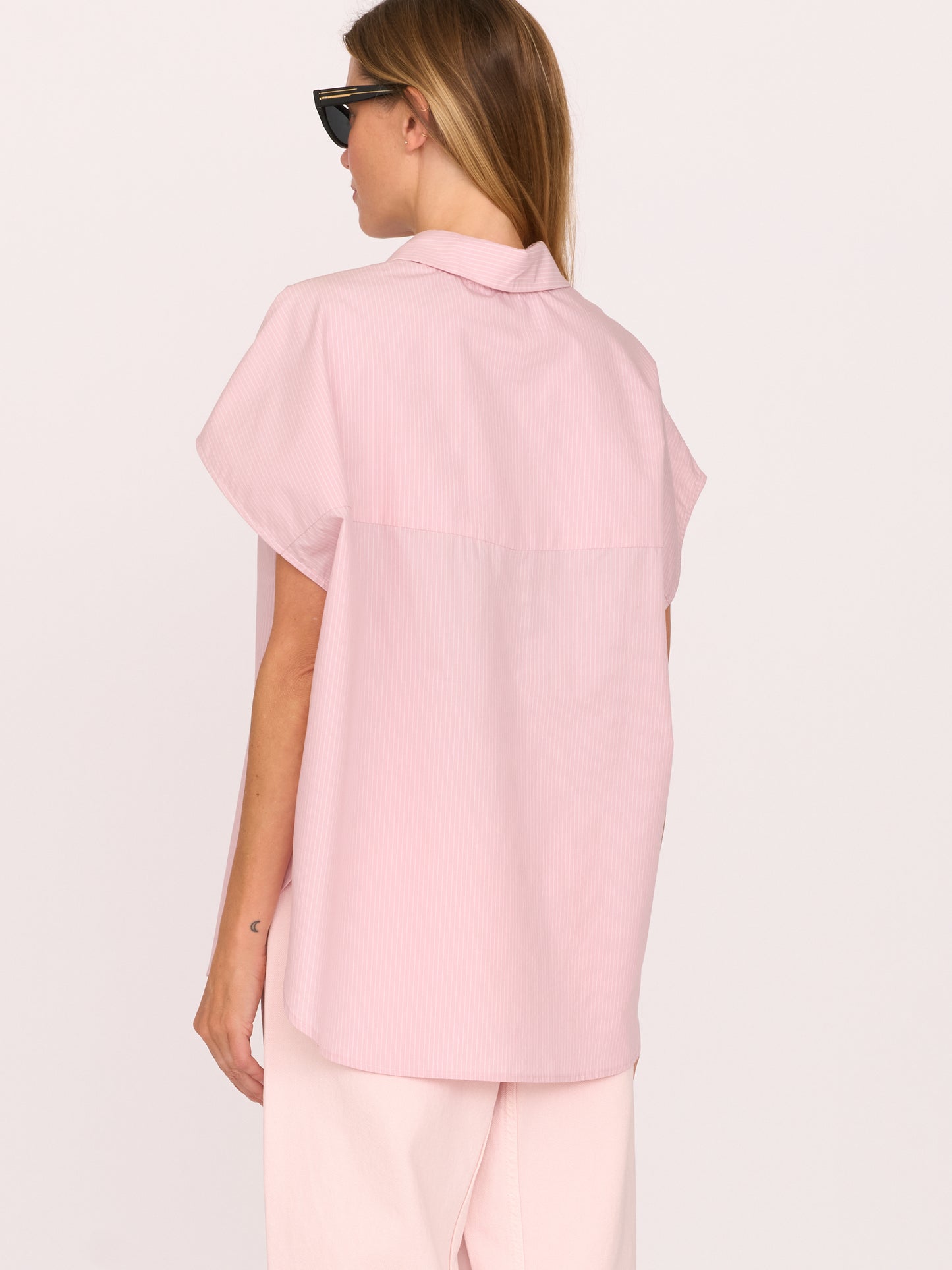 Felicity Shirt - Pink Stripe