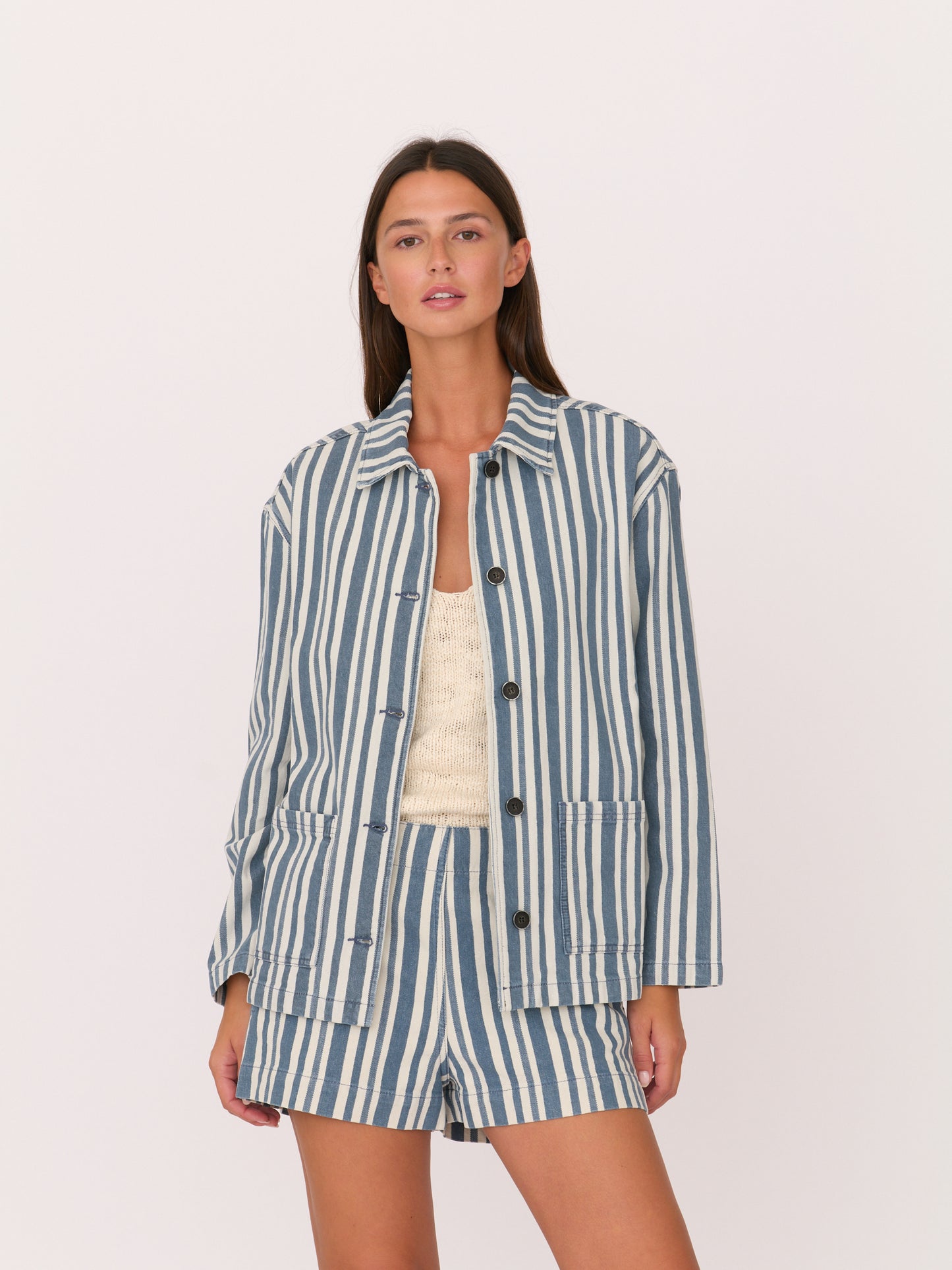 Brea Jacket— Fisherman Stripe