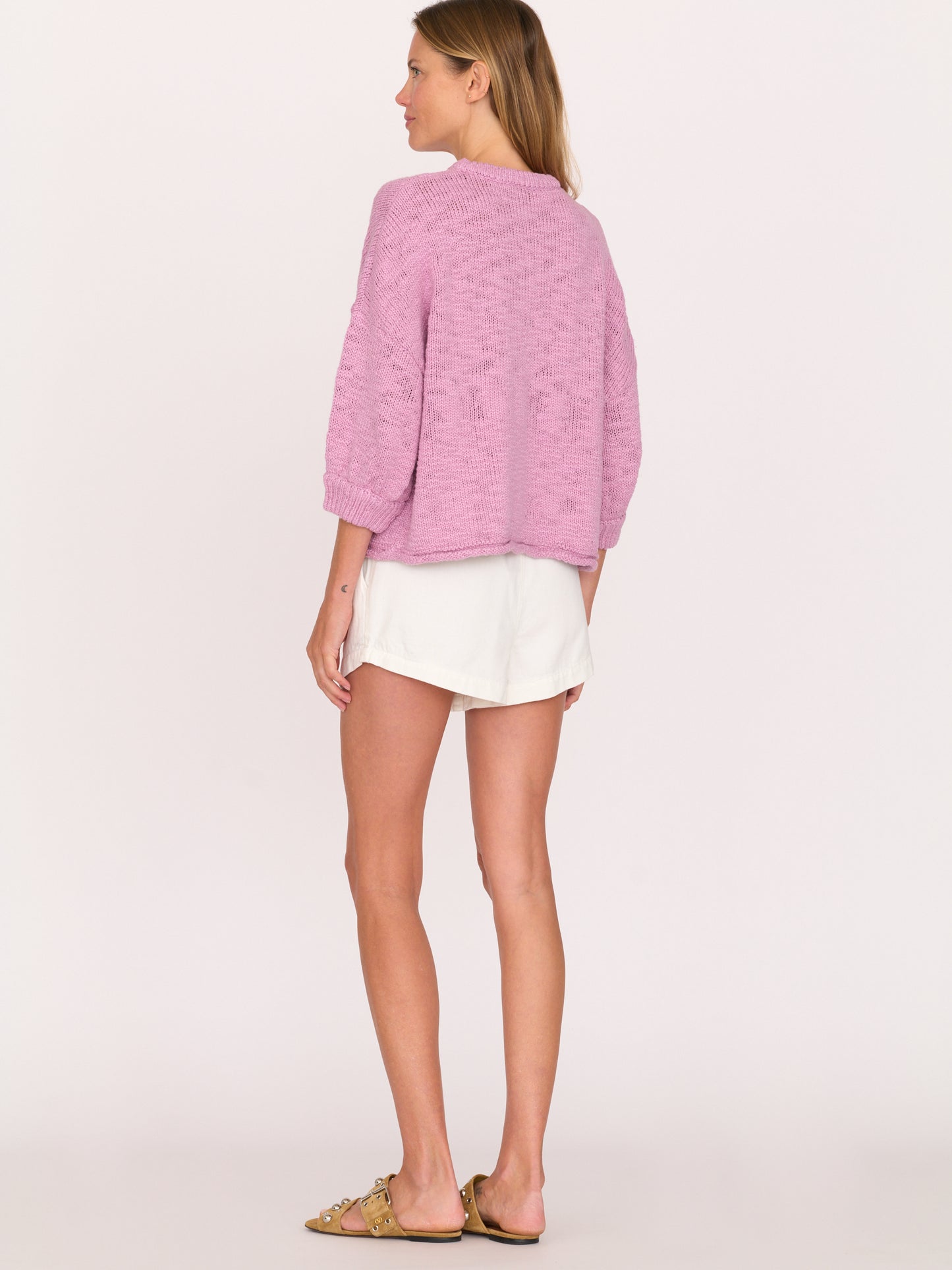 Maya Short - White Denim