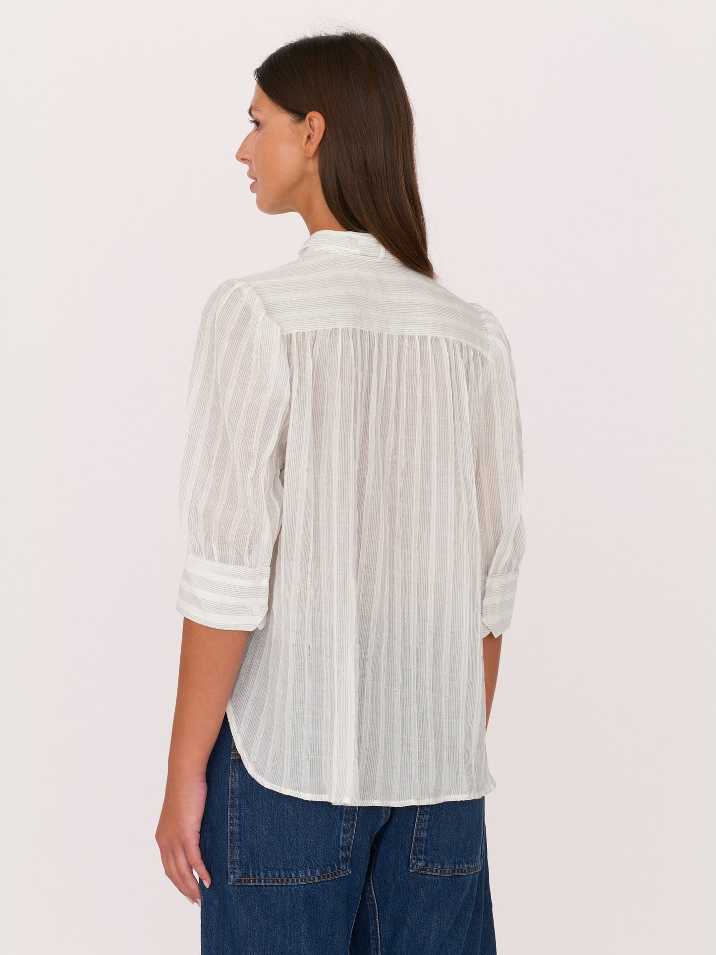 Dixie Shirt - White stripe