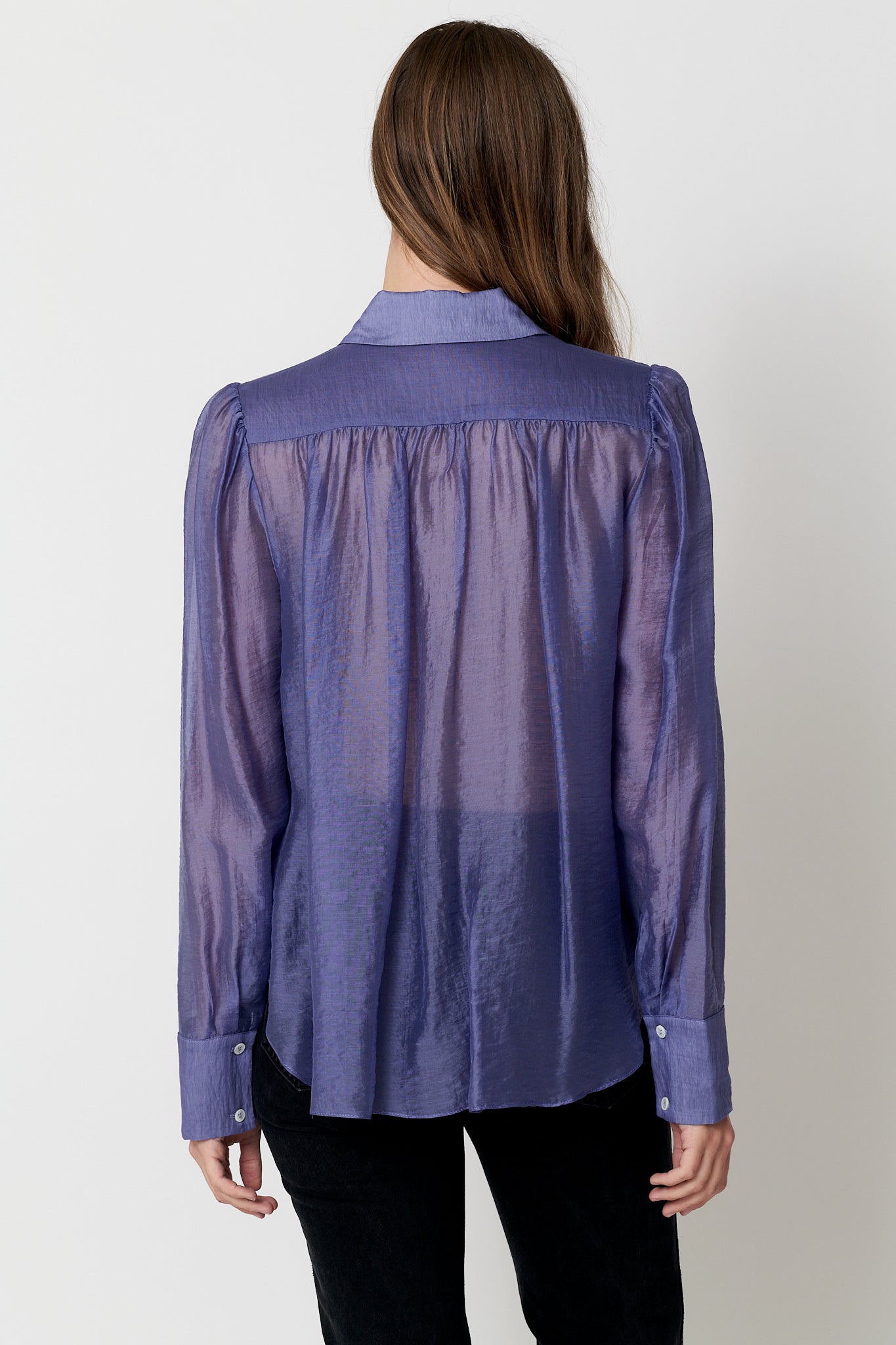 Levi Shirt - Blue Sheer Tencel
