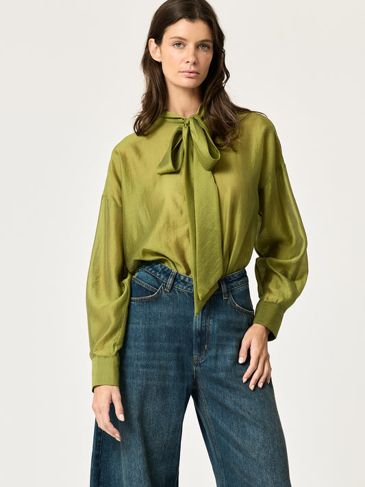 Whitney Shirt — Chartreuse