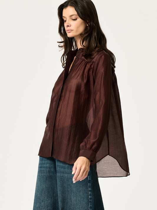 Sutton Shirt — Chocolate