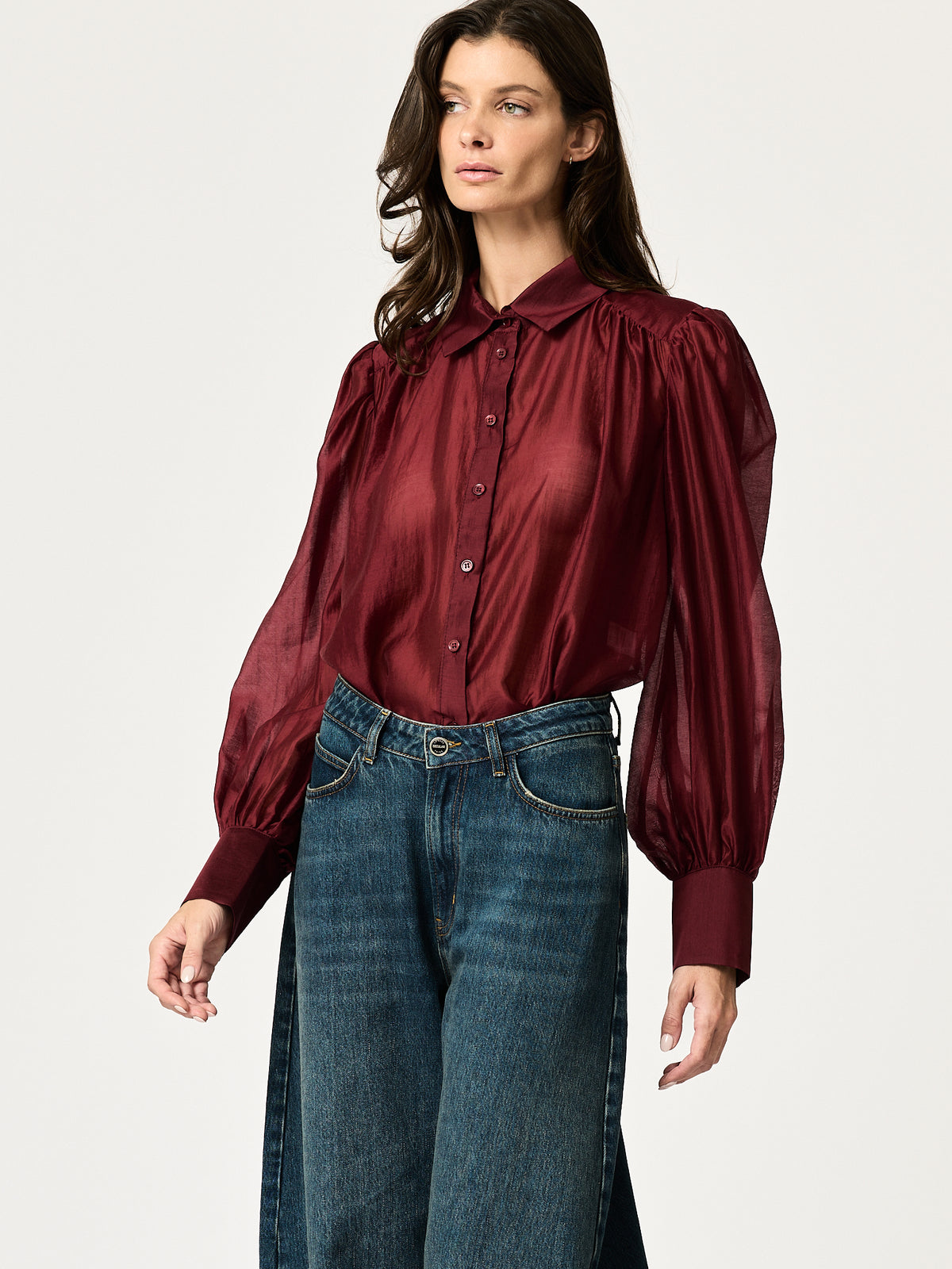 Florence Shirt — Wine