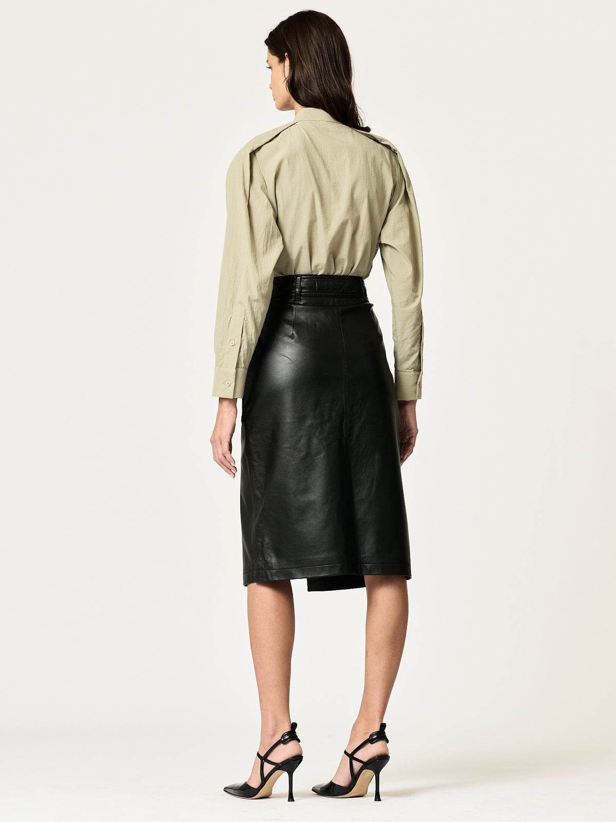 Clover Shirt — Moss Green