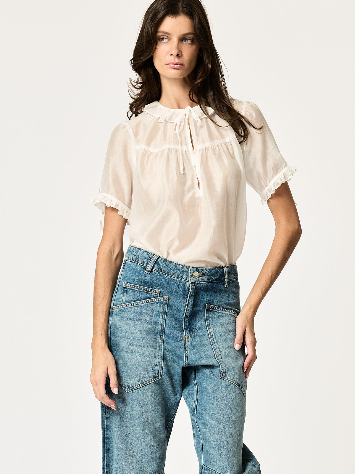 Monroe Shirt — White