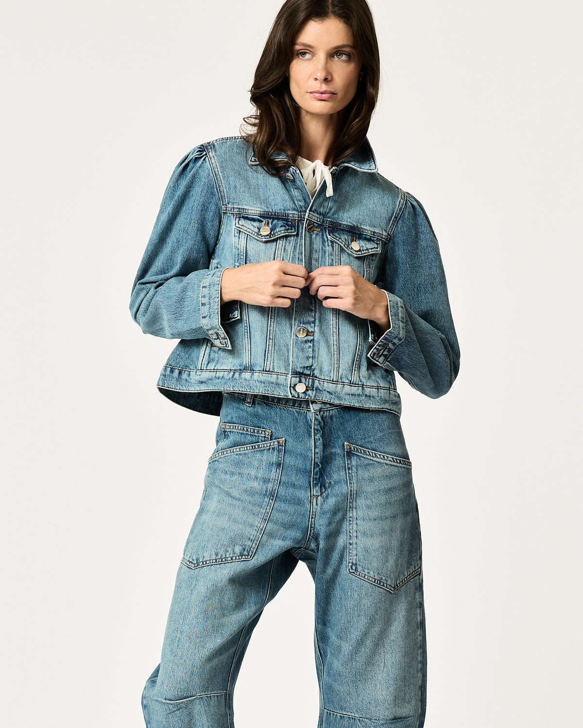 Oaklynn Denim Jacket — Antique Vintage Wash