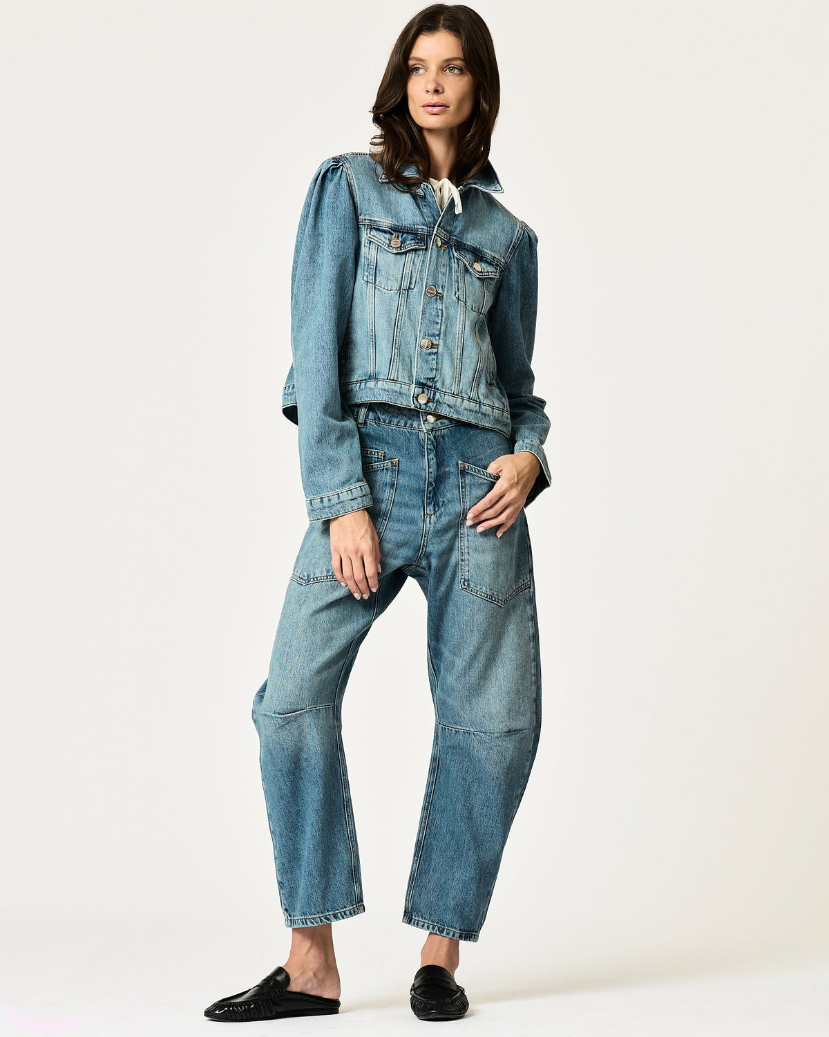 Oaklynn Denim Jacket — Antique Vintage Wash