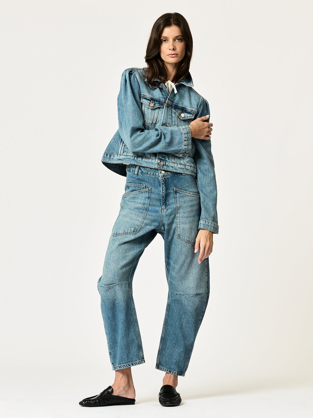 Oaklynn Denim Jacket — Antique Vintage Wash