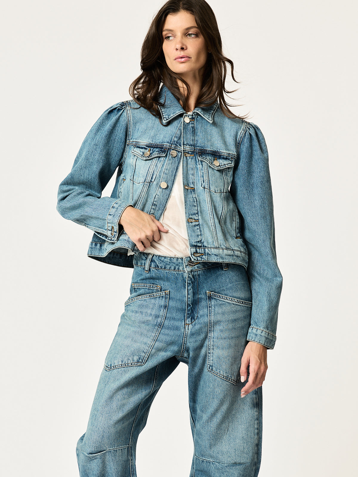 Oaklynn Denim Jacket — Antique Vintage Wash