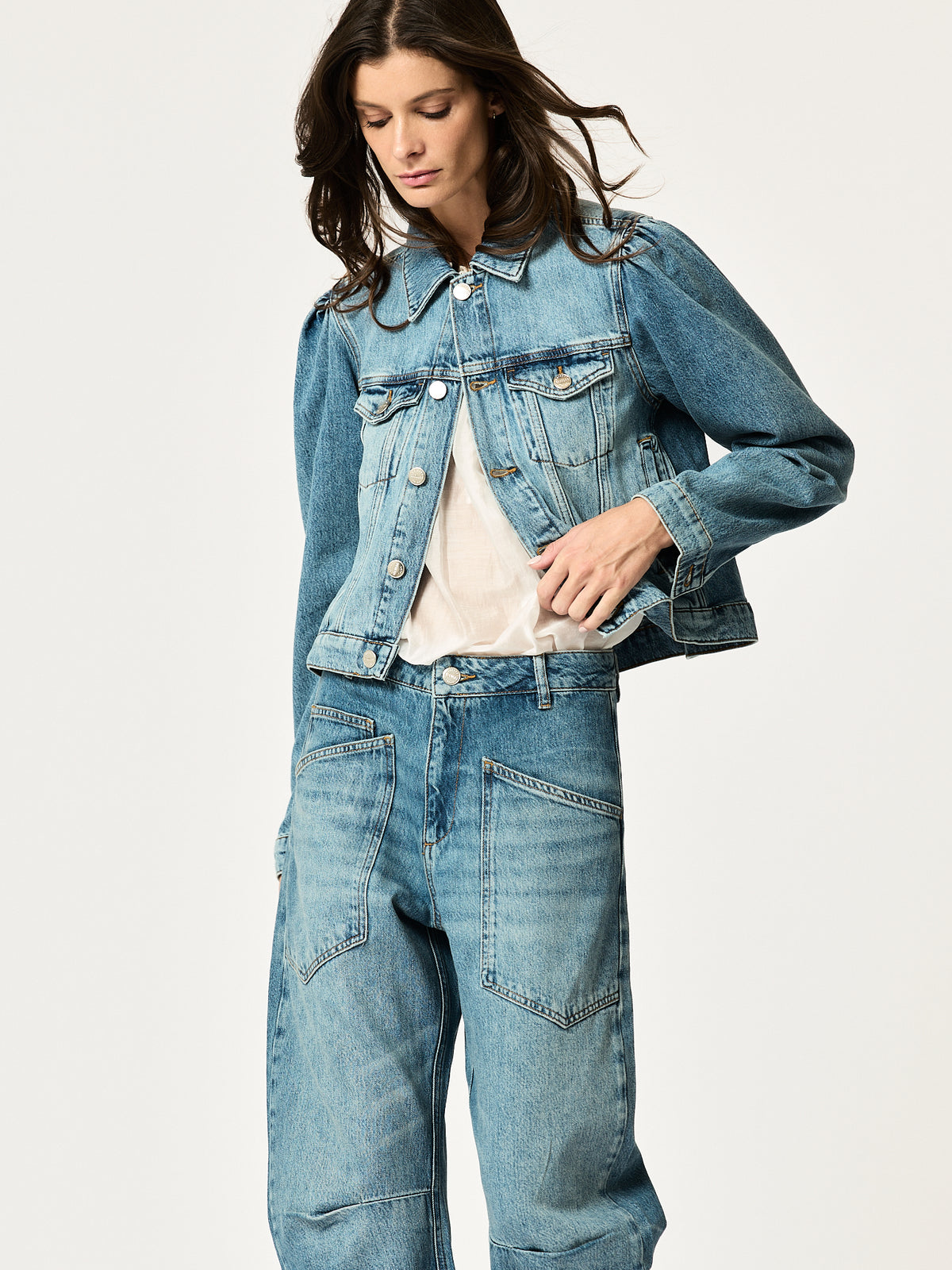 Oaklynn Denim Jacket — Antique Vintage Wash