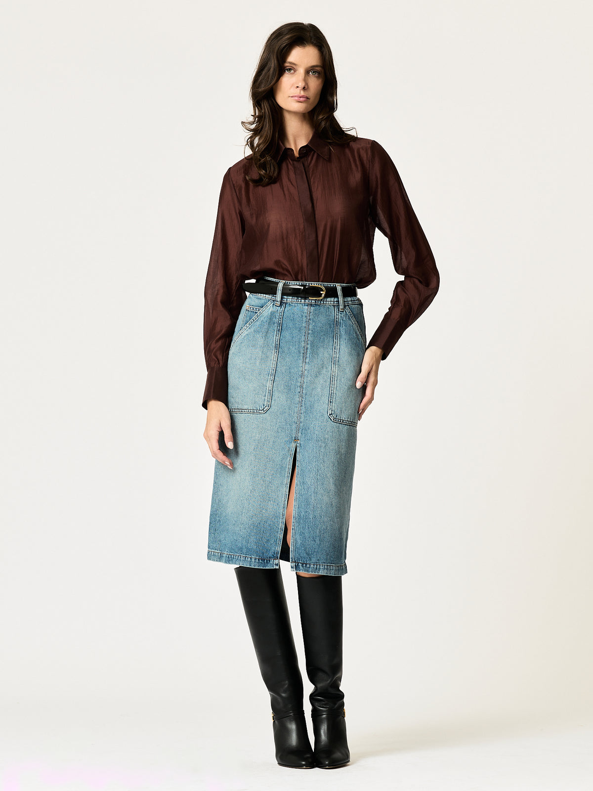 Blake Shirt — Chocolate
