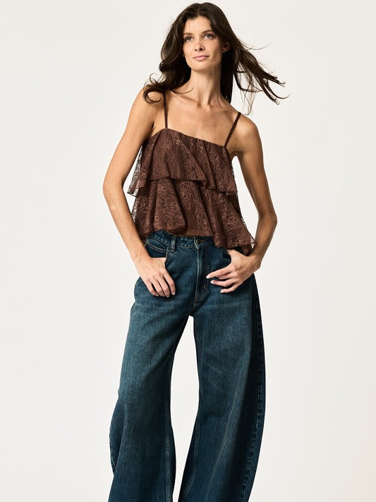 Lace Cami — Chocolate