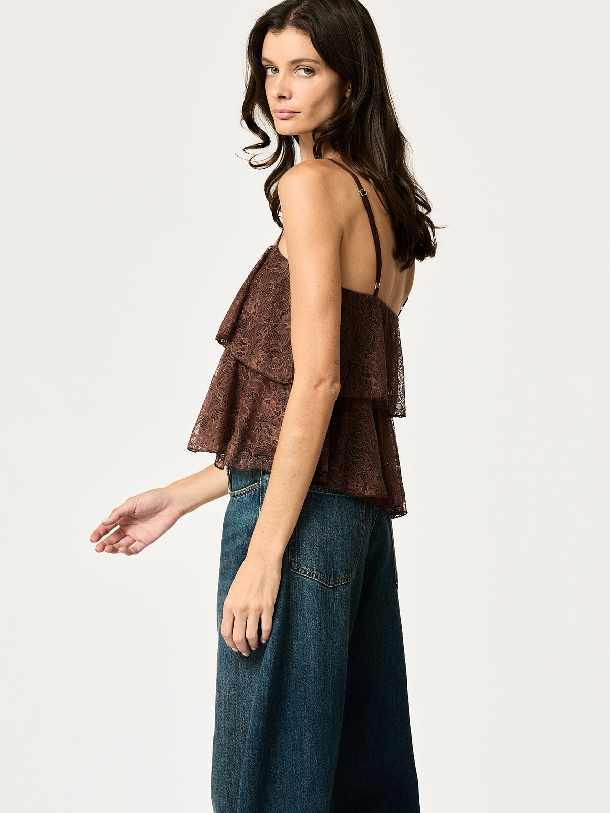 Lace Cami — Chocolate