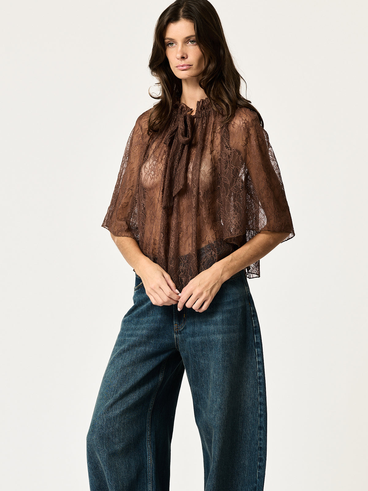 Alaya Shirt — Chocolate