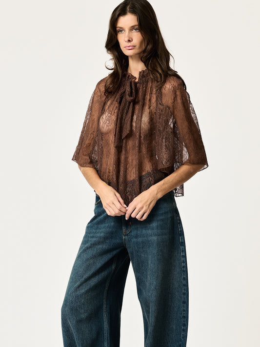 Alaya Shirt — Chocolate