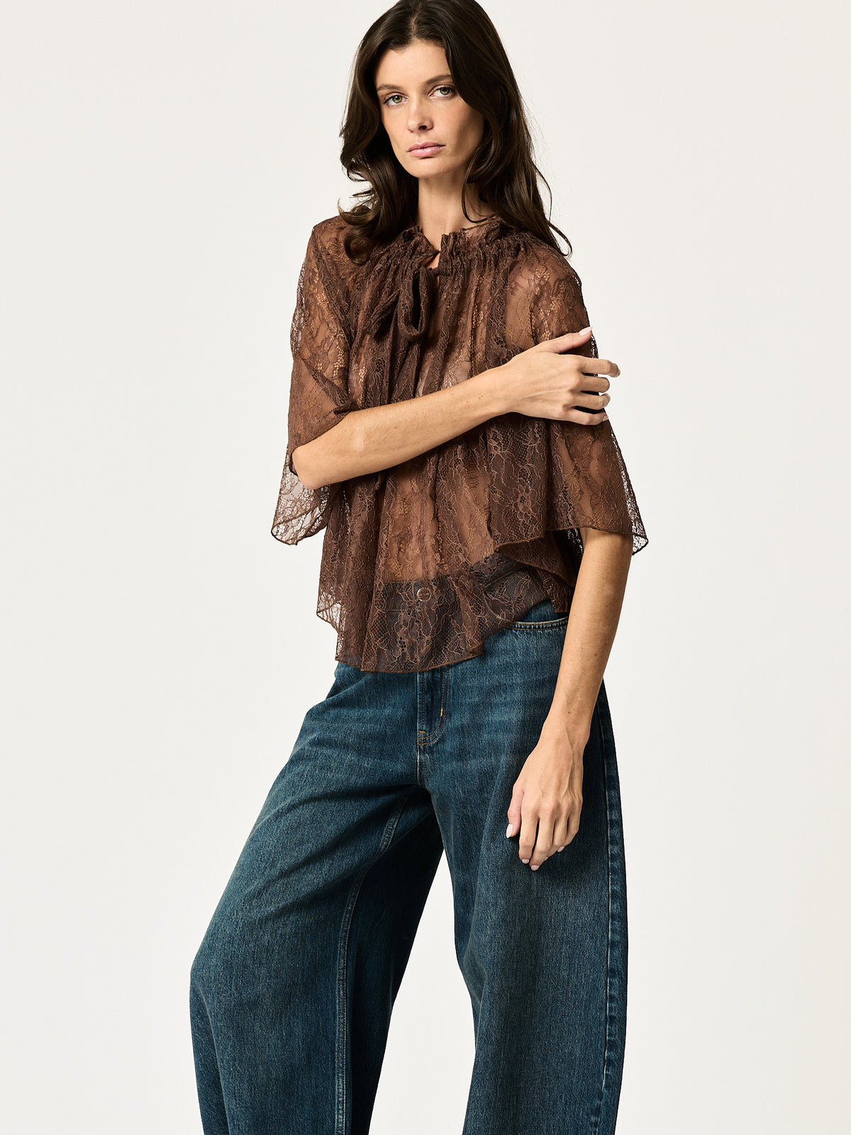 Alaya Shirt — Chocolate