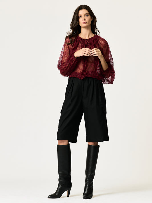 Cheyanne Shirt — Wine