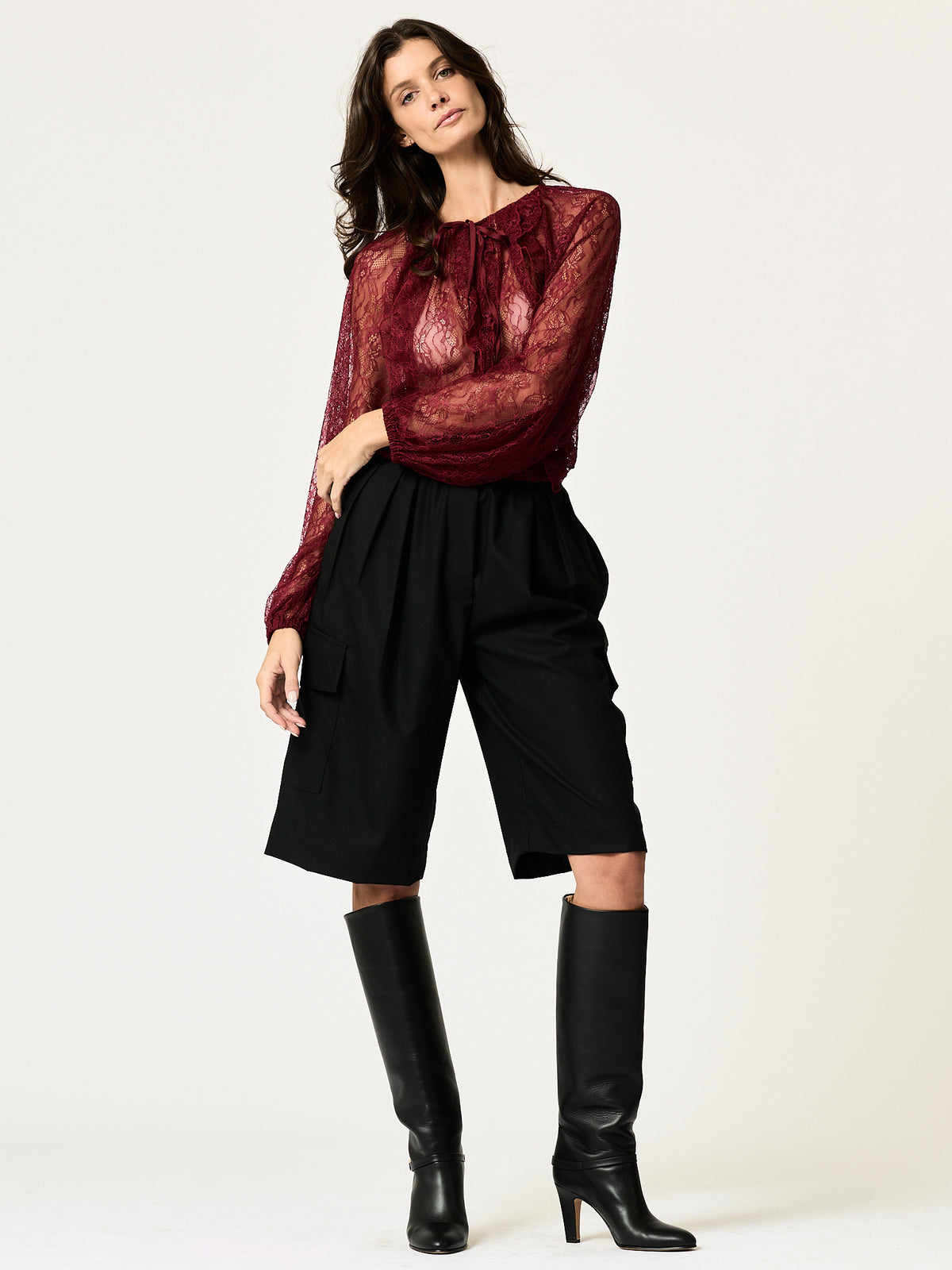 Cheyanne Shirt — Wine