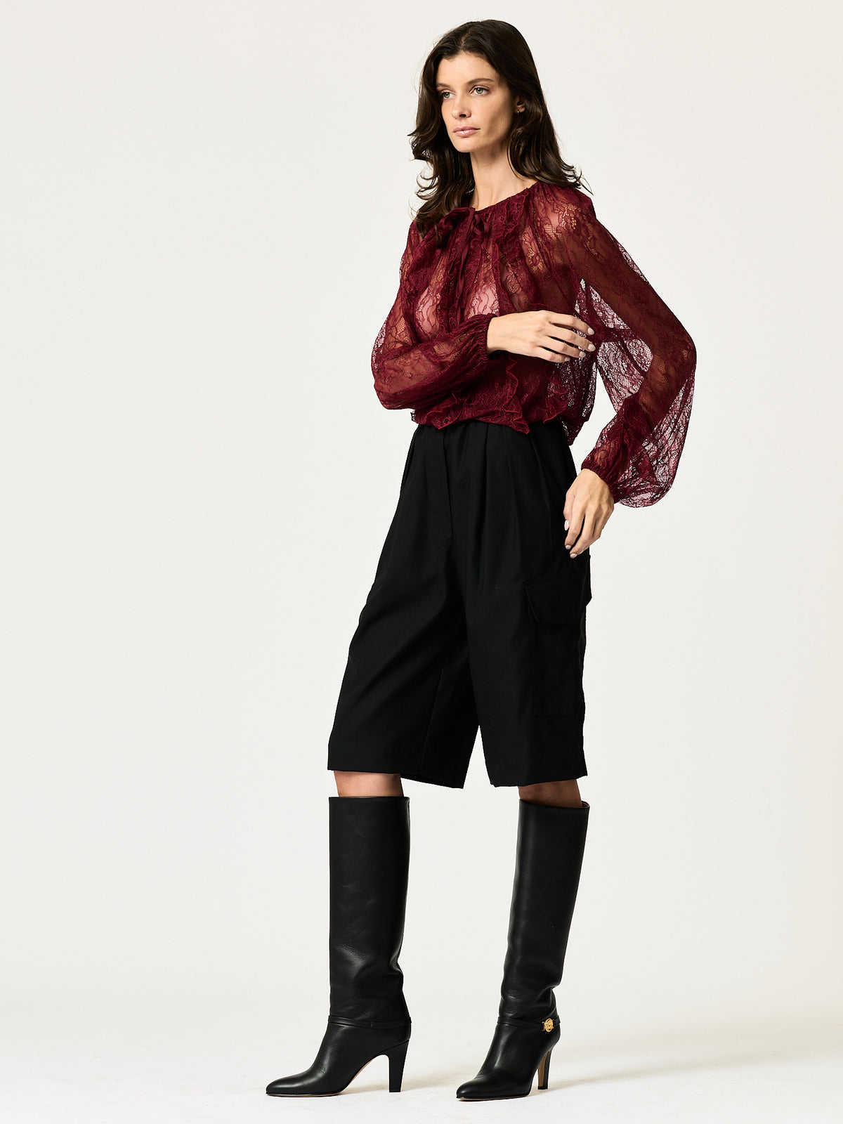 Cheyanne Shirt — Wine
