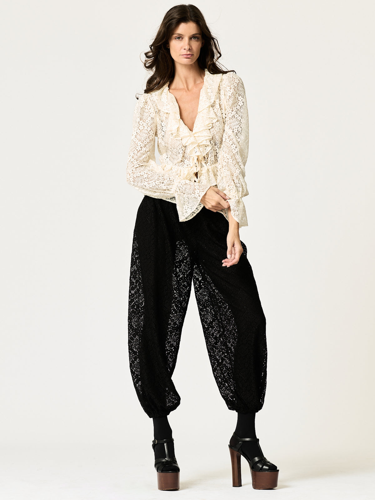 Virginia Top — Ivory Lace