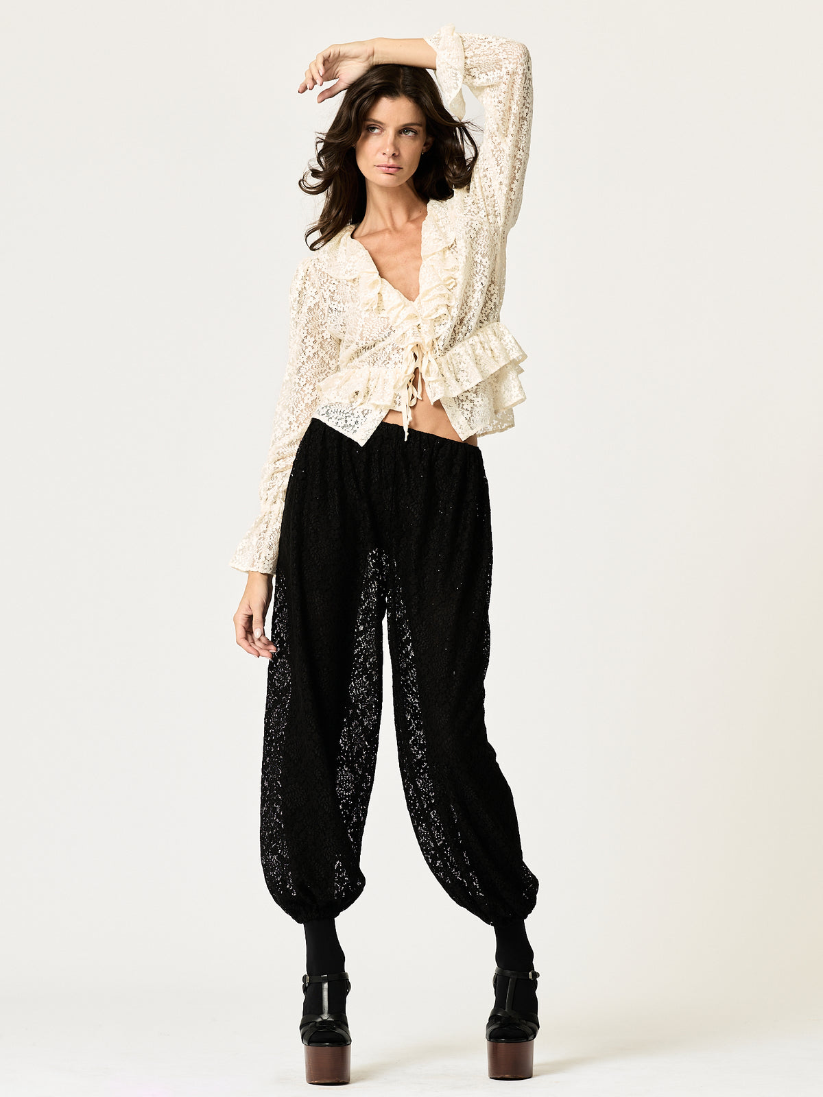 Virginia Top — Ivory Lace