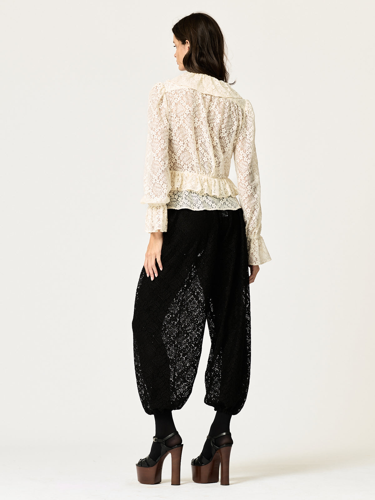 Andi Lace Jeannie Pant — Black