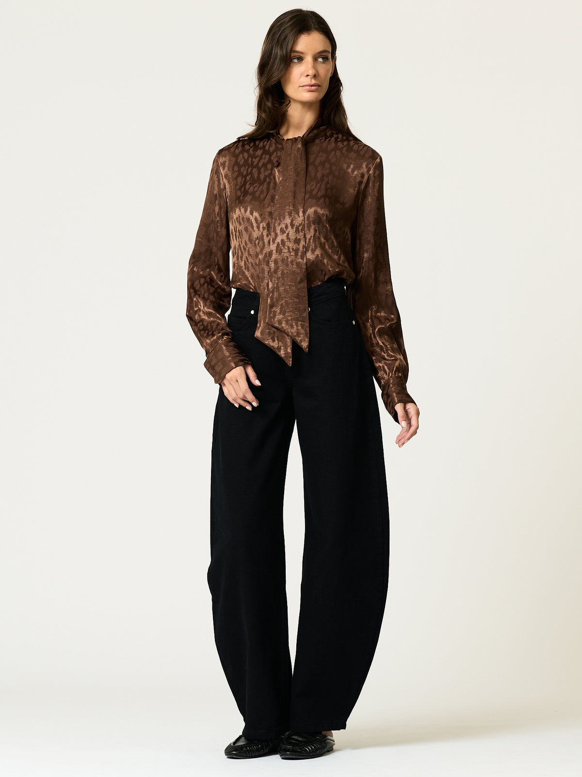 Bristol Shirt - Chocolate Leopard