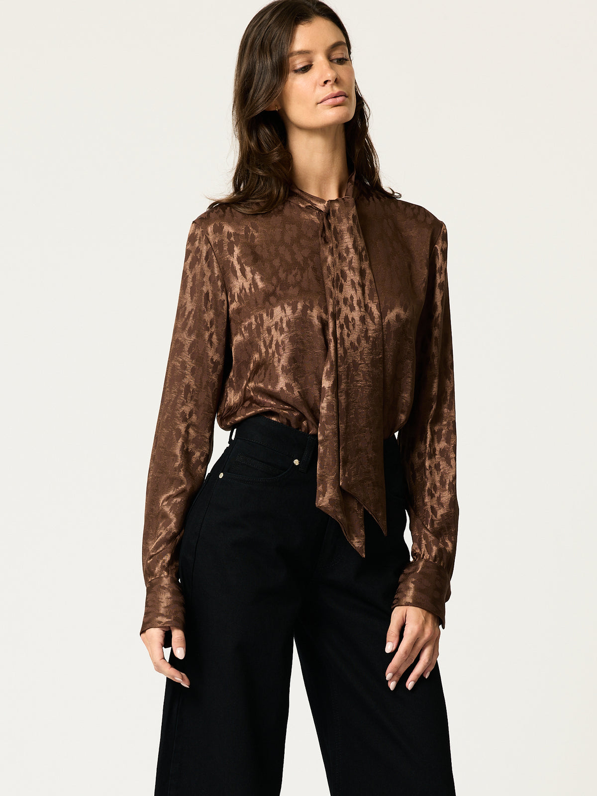 Bristol Shirt - Chocolate Leopard