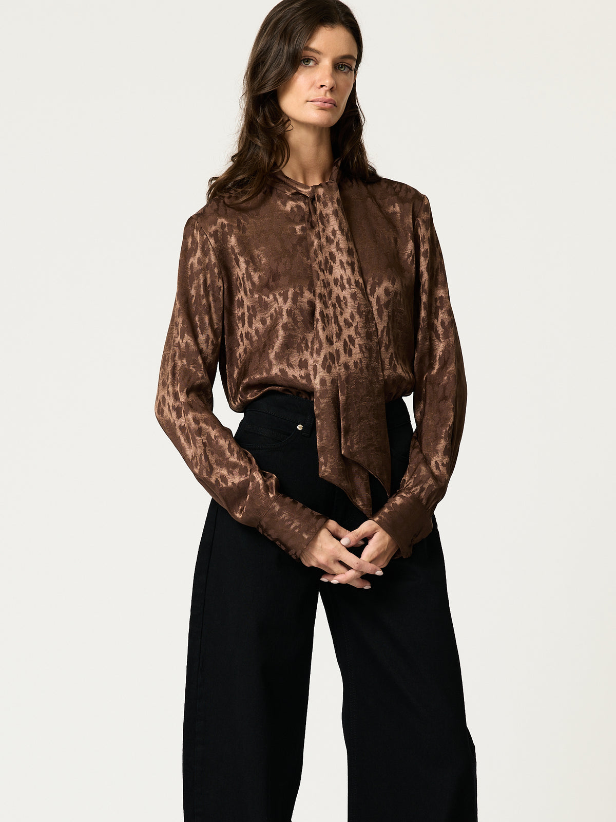 Bristol Shirt - Chocolate Leopard