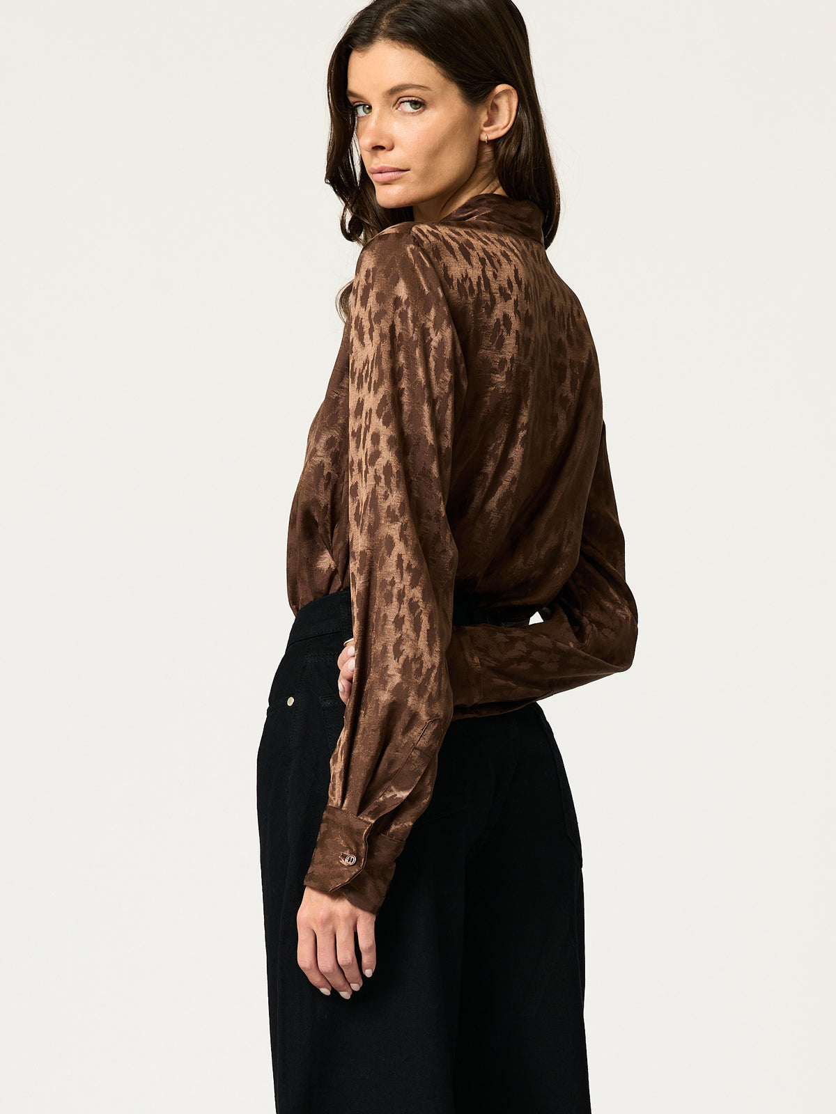 Bristol Shirt - Chocolate Leopard