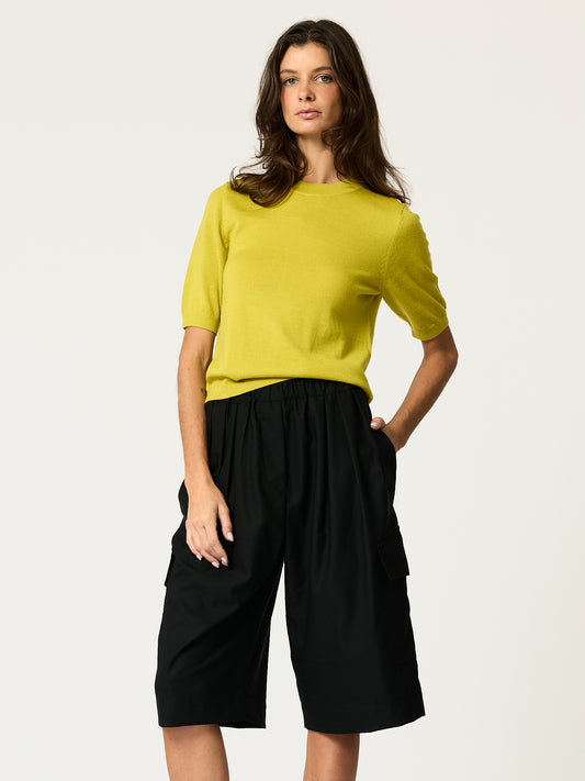 Fitted Crew — Chartreuse