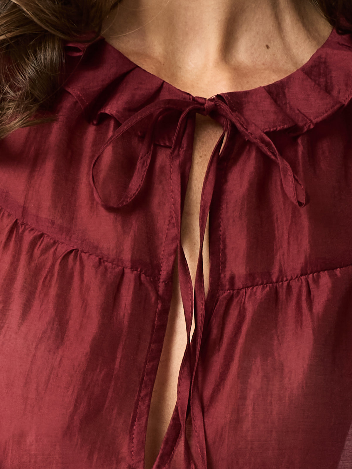 Monroe Shirt — Wine