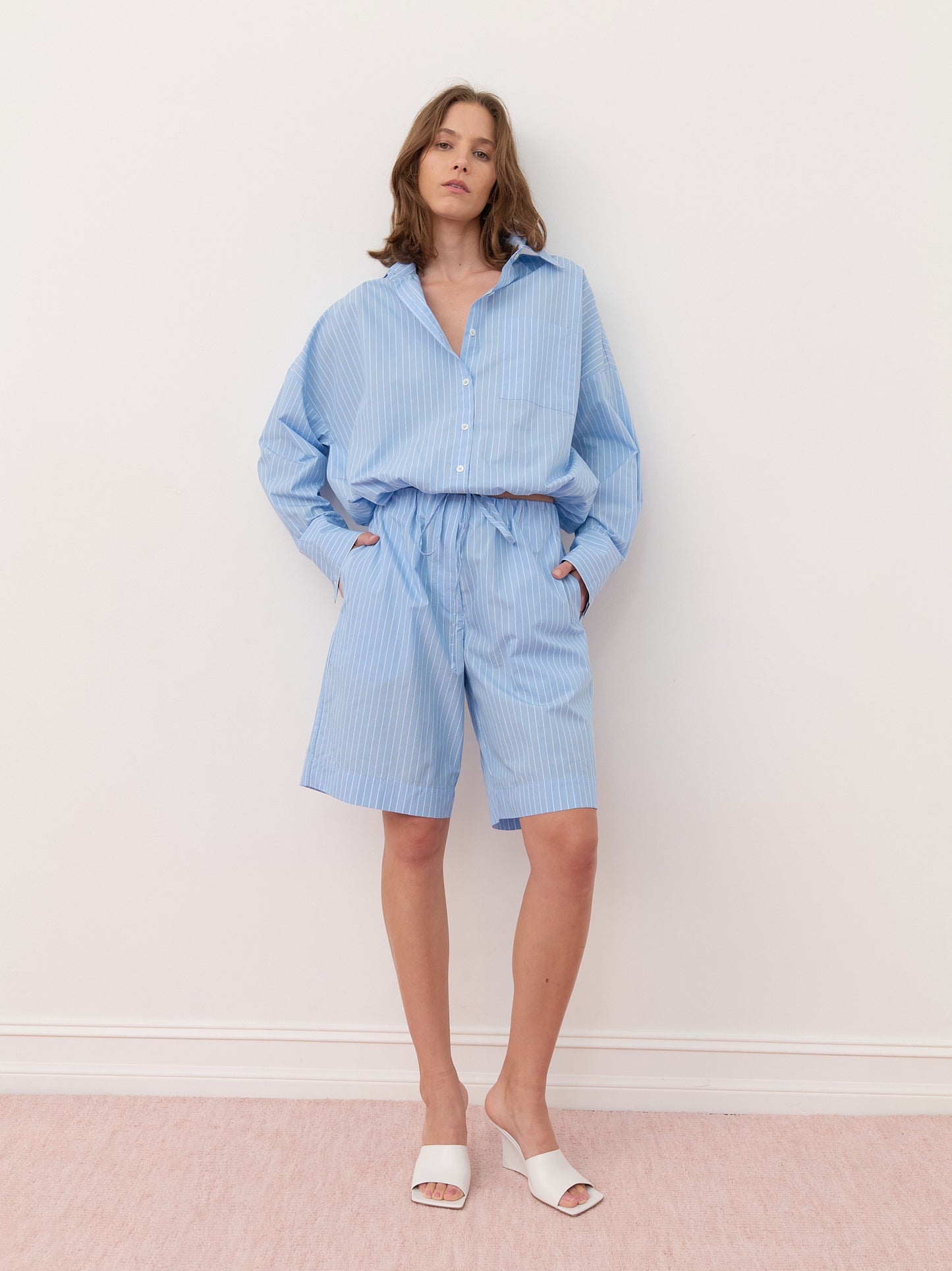 Nora Shirt - Blue Stripe