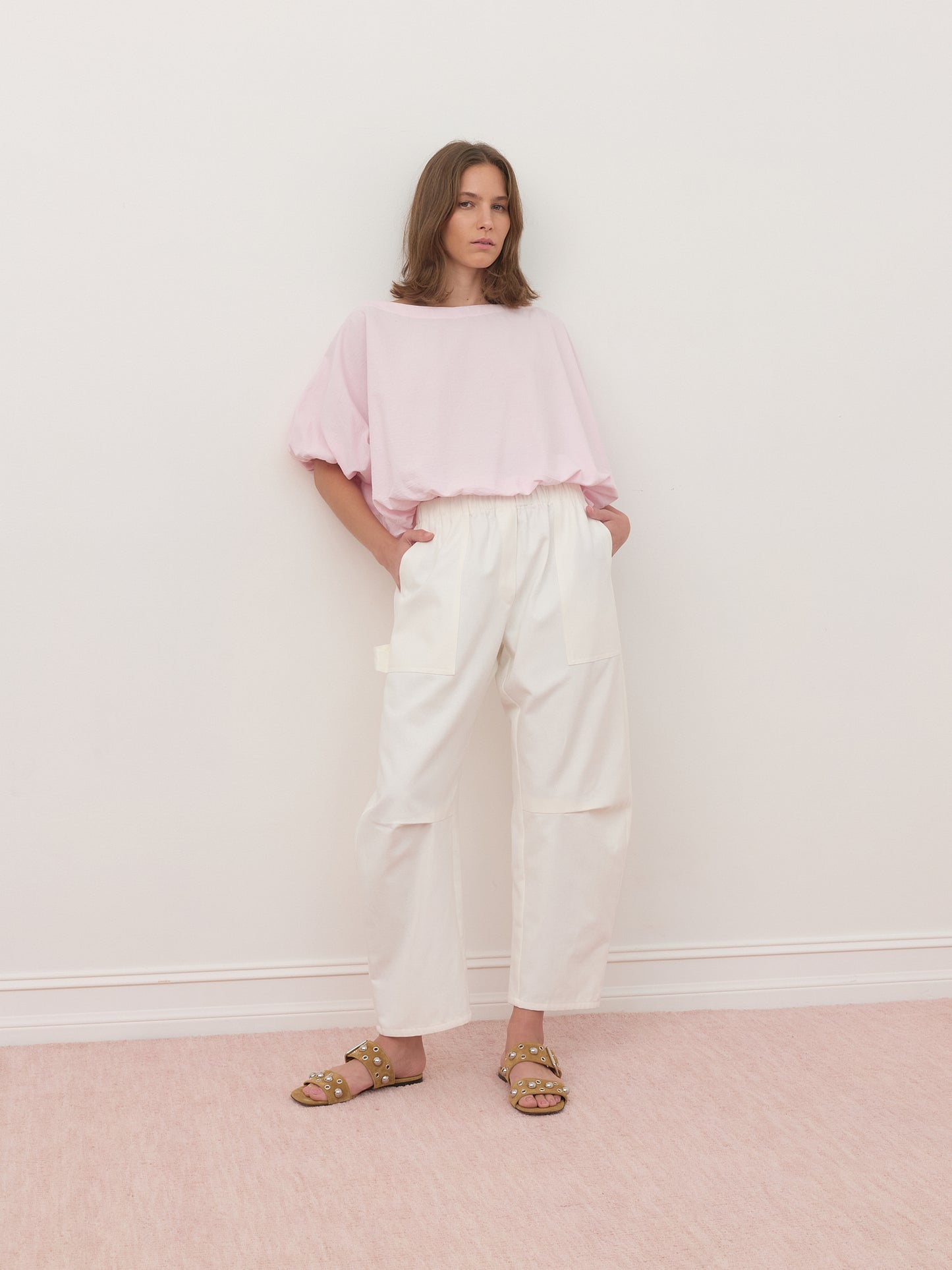 Coco Shirt - PinkTextured Cotton
