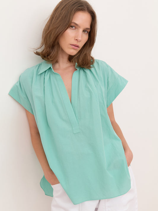Trinity Henley — Turquoise