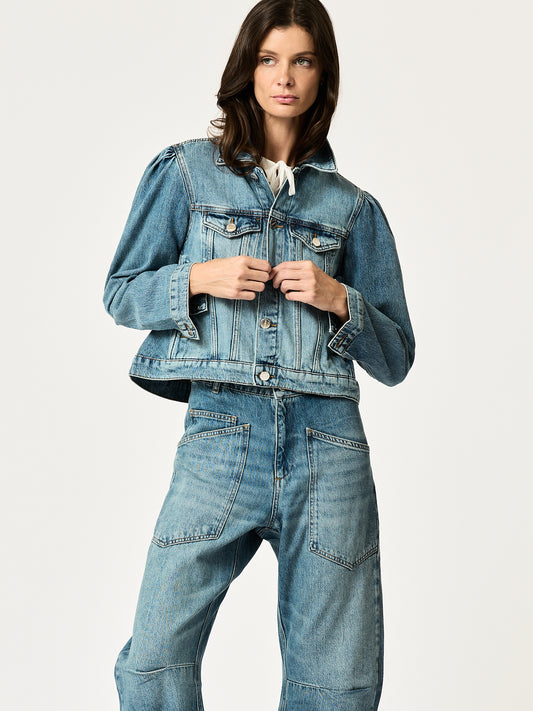 Oaklynn Denim Jacket — Antique Vintage Wash