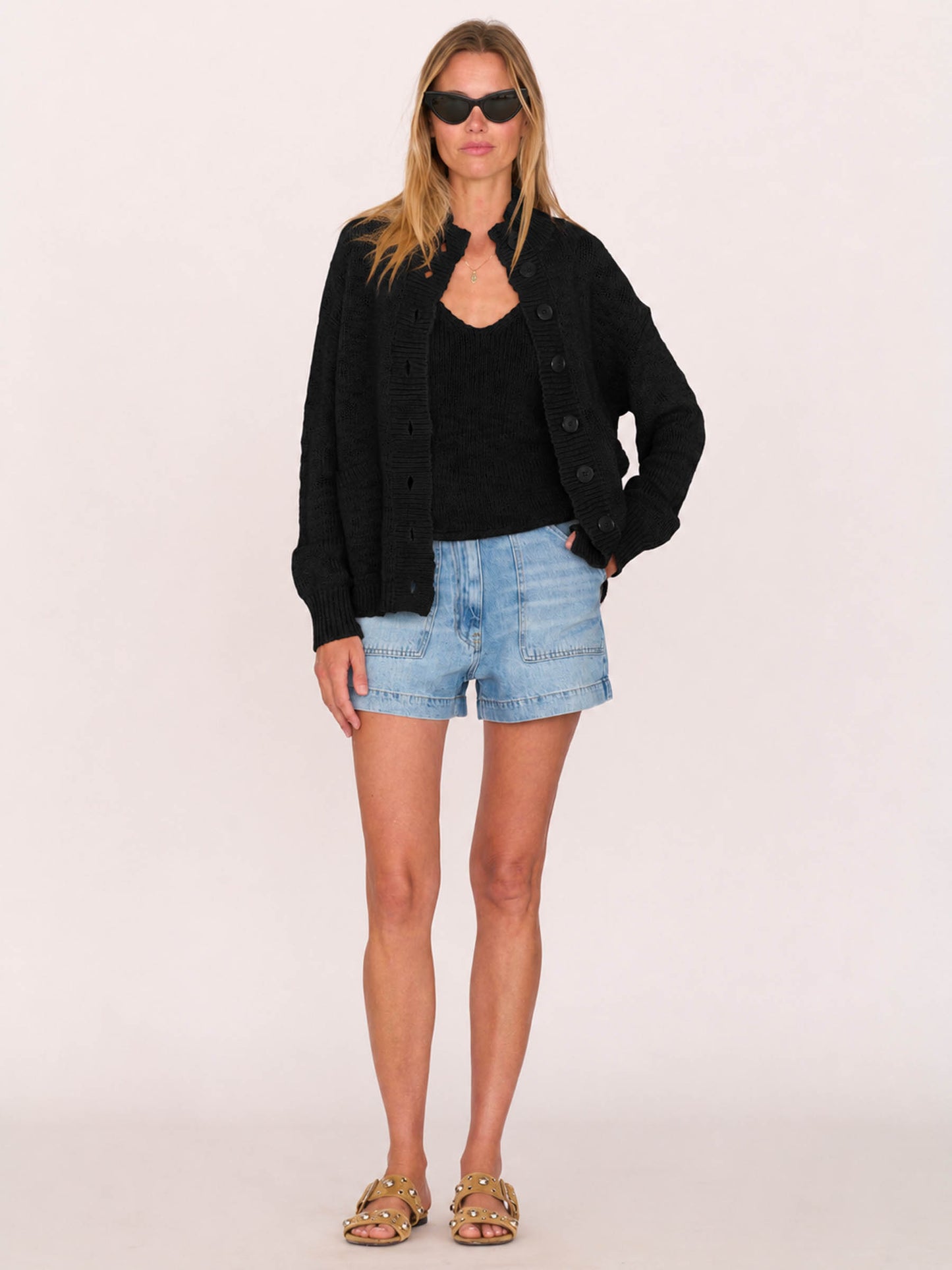 The Cardigan Sweater - Black