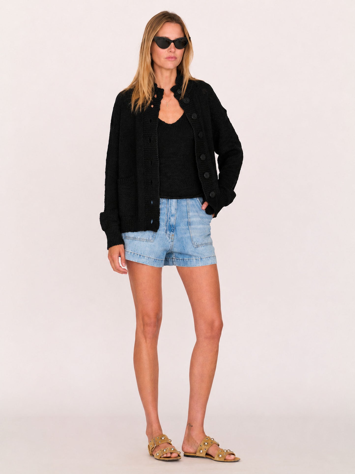 The Cardigan Sweater - Black