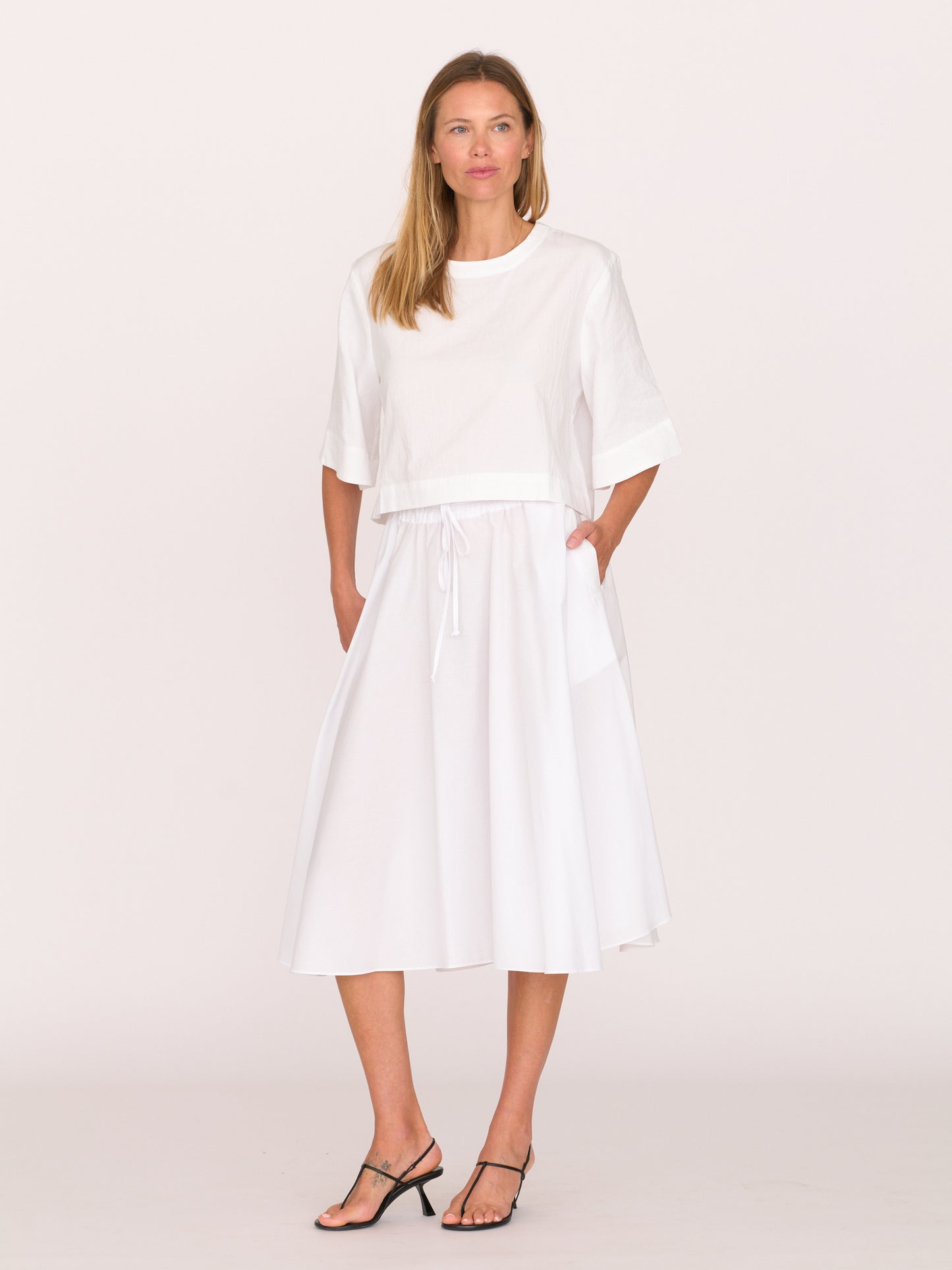 The Violet Top - White