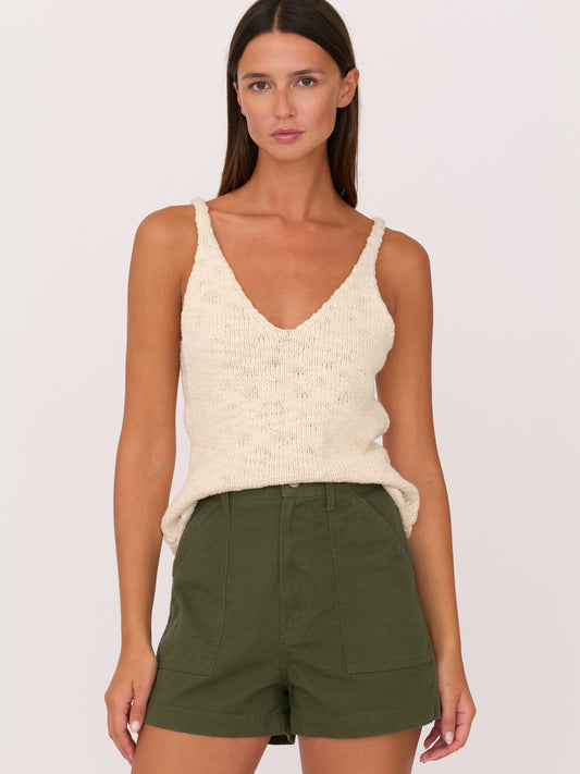 Wyatt Cargo Short-  Olive Twill