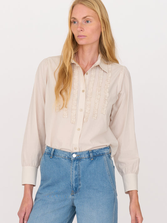 Amelia Shirt - Nude