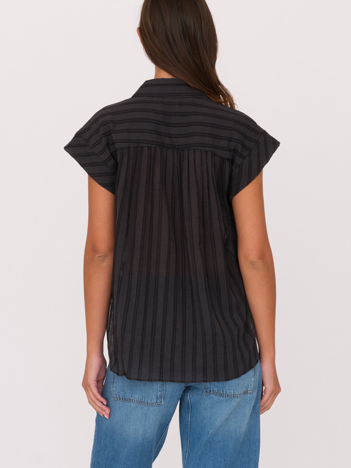 Trinity Henley — Black stripe
