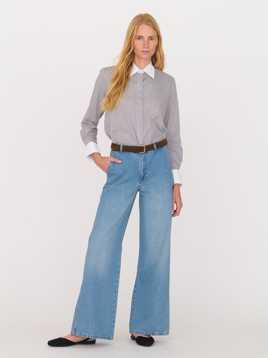Beckett Wide Leg Jean - Light Wash
