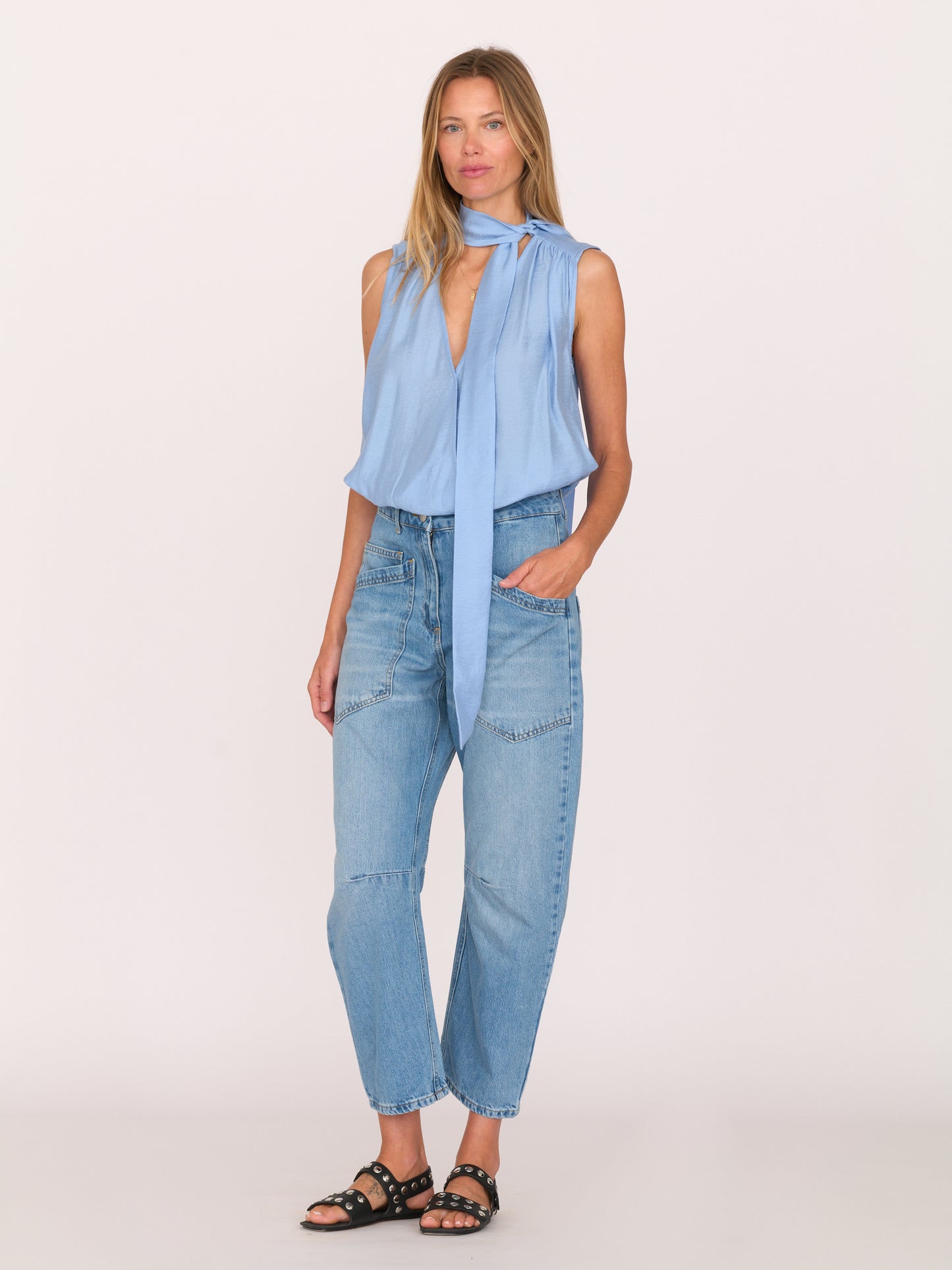 Amara Top - Blue
