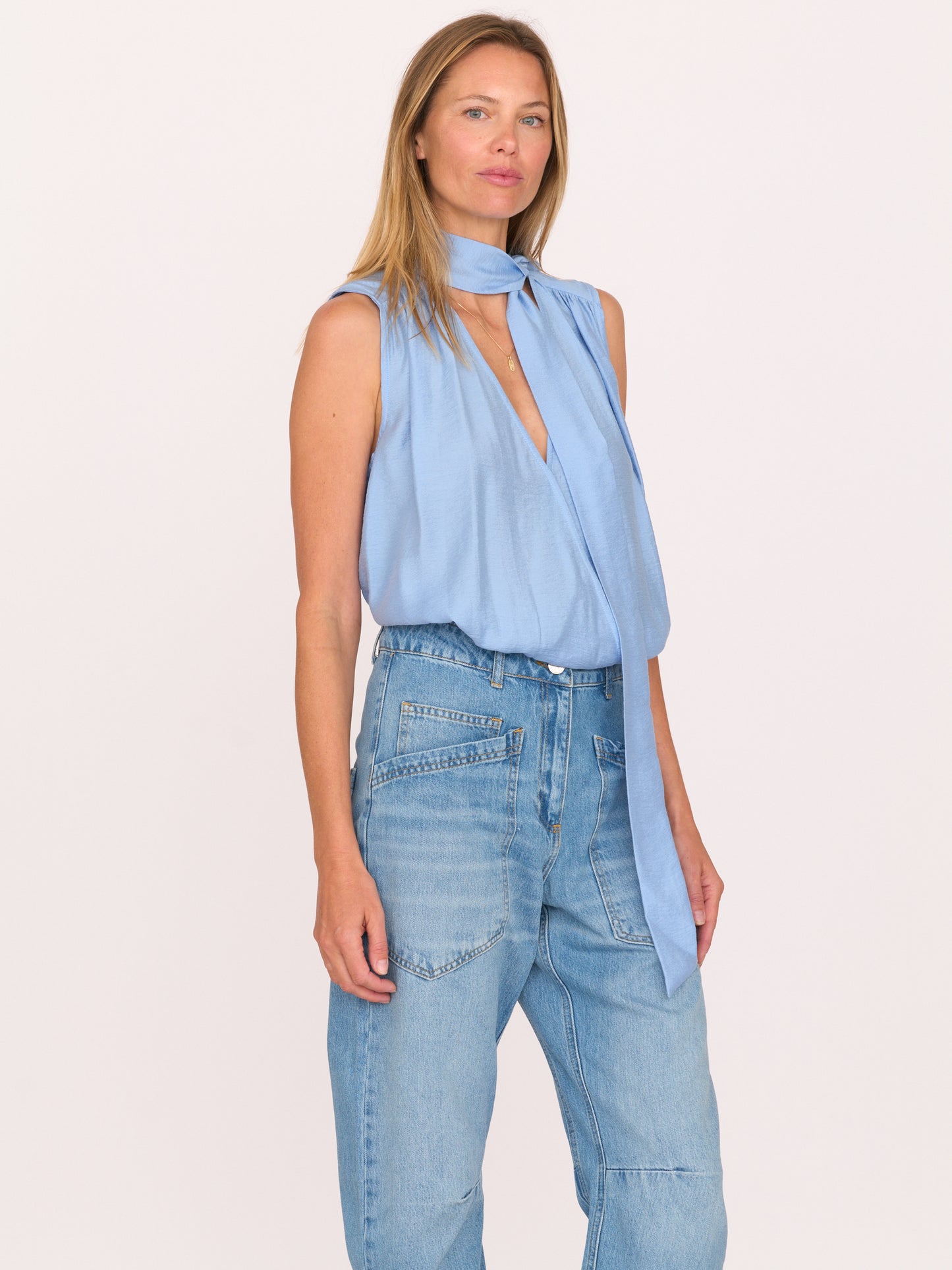 Amara Top - Blue