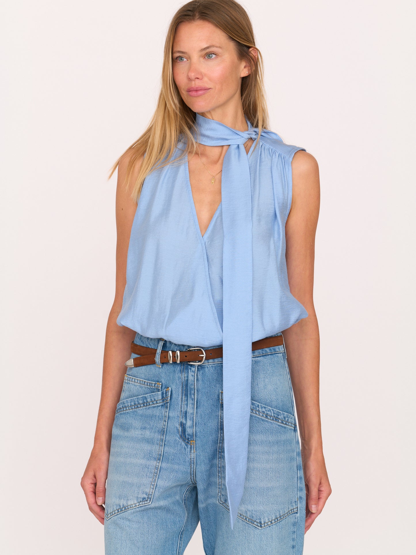 Amara Top - Blue