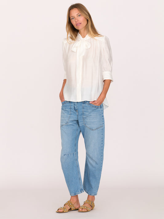 Dixie Shirt  - White Japanese Tercel