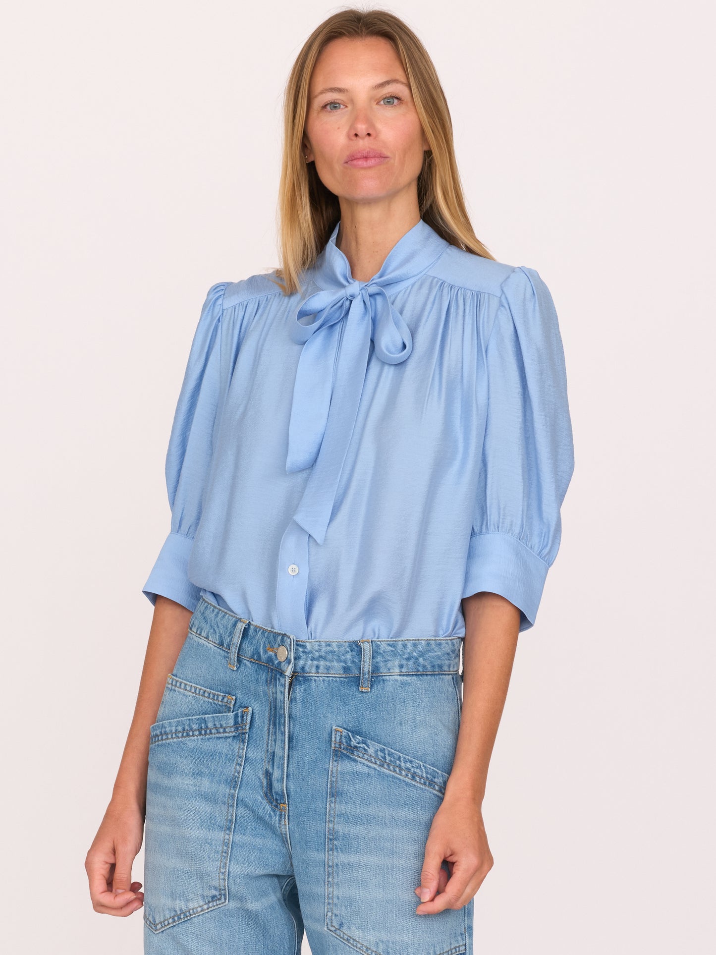 Dixie Shirt  - Blue Japanese Tercel
